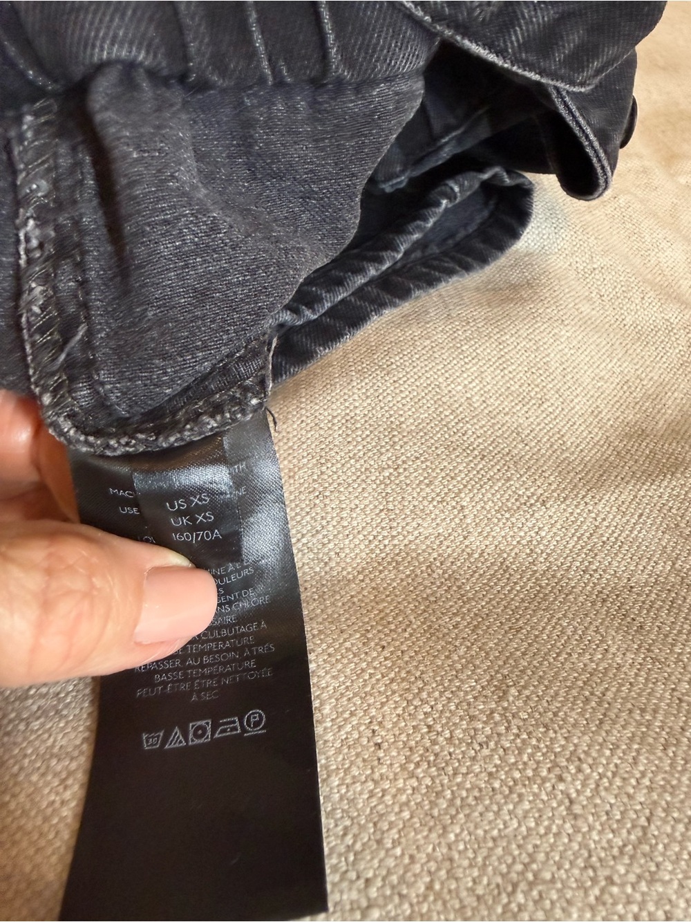 We the Free, Free People Black Denim Button up Jumpsuit, XS - Picture 10 of 10
